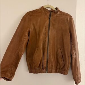 Lucky Brand 100% leather vintage jacket